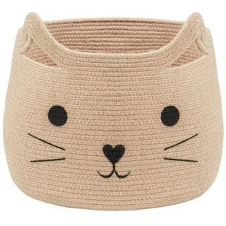 No. 6 - VK·LIVING Animal Baskets Large Woven Cotton Rope Storage Basket - 1