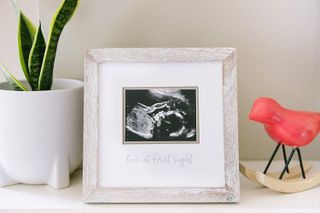 No. 8 - Pearhead Love at First Sight Rustic Sonogram Photo Frame - 4