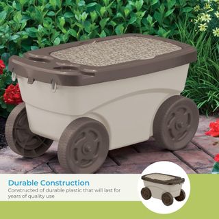 No. 9 - Suncast Outdoor Rolling Garden Scooter - 4