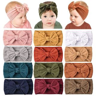 No. 8 - Prohouse Baby Girls' Nylon Headbands - 1