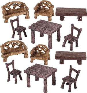 Top 6 Miniature Garden Furniture for Fairy Gardens and Dollhouse Gardens- 2