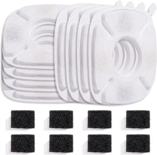 No. 2 - Veken 8 Pack Replacement Filters & 8 Pack Replacement Pre-Filter Sponges - 1
