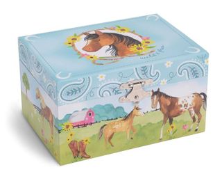 No. 4 - Children's Jewelry Box with Spinning Horse - 2