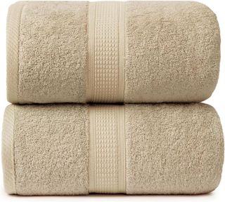 No. 7 - Ariv Towels 2-Piece Jumbo Premium Cotton Bath Sheets - 1