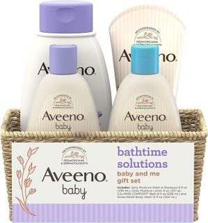 No. 2 - Aveeno Baby Bathtime Solutions Baby & Me Gift Set - 2