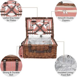 No. 4 - INNO STAGE Picnic Basket Set - 3