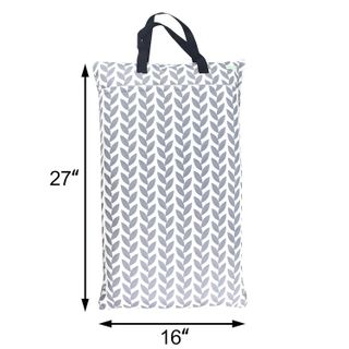 No. 9 - wegreeco Reusable Hanging Wet Dry Cloth Diaper Bag - 2