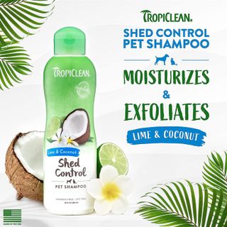 No. 2 - TropiClean Lime & Coconut Deshedding Dog Shampoo - 2