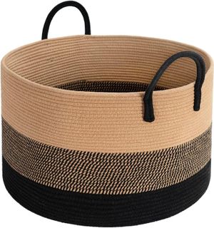 No. 5 - INDRESSME XXXLarge Woven Rope Basket - 1