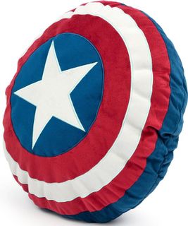 No. 10 - Marvel Avengers Captain America's Shield Shaped Decorative Pillow - 3