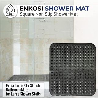 No. 8 - ENKOSI Extra Large Square Non Slip Shower Mat - 2