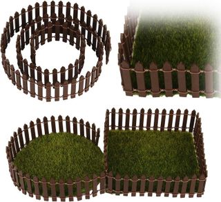 No. 4 - Tonsiki 40 Inch Length Miniature Fairy Garden Ornament Fence - 4