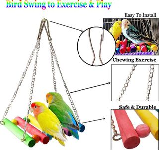 No. 2 - ESRISE Bird Swing Toy - 4