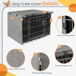No. 7 - Seiyierr Dog Crate Cover - 3