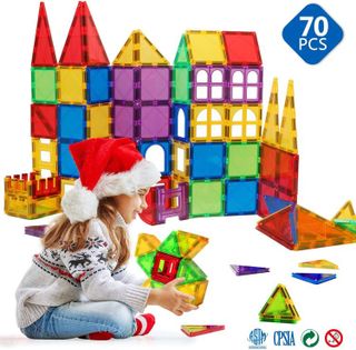 No. 6 - MAGBLOCK 70-Piece Magnetic Building Blocks - 1