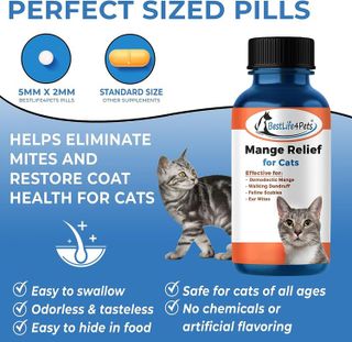 No. 8 - BestLife4Pets Demodectic Mange and Scabies Relief for Cats - 4