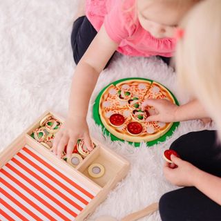 No. 9 - Pizza Party Wooden Play Food Set - 5