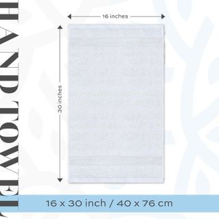 No. 10 - White Classic Hand Towels - 4