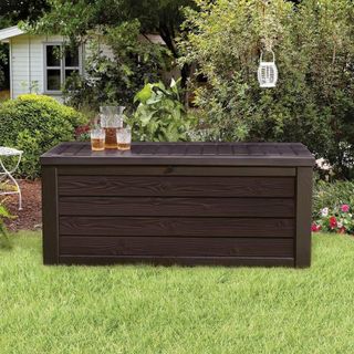 No. 10 - Keter Westwood 150 Gallon Resin Large Deck Box - 4