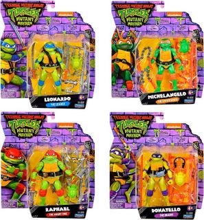 No. 1 - Teenage Mutant Ninja Turtles Action Figures - 3