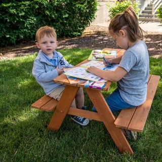 No. 6 - Homewear Kids' Wood Picnic Table - 2