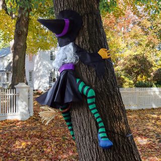 No. 10 - POPGIFTU Large Crashing Witch Halloween Outdoor Decorations - 1