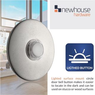 No. 10 - Newhouse Hardware SN5WL Lighted Doorbell Button - 3