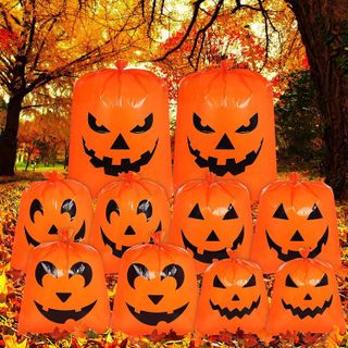 No. 6 - SUKKI Halloween Pumpkin Lawn Bags - 1
