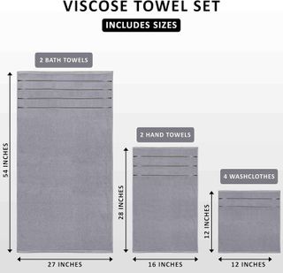 No. 7 - Utopia Towels Bath Towel Set - 2