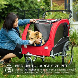 No. 8 - 2-in-1 Pet Stroller and Trailer - 3