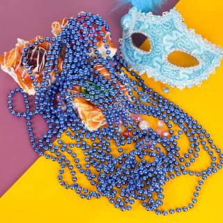 No. 4 - Mardi Gras Beads Necklace - 4