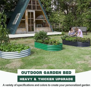 No. 1 - Land Guard Galvanized Raised Garden Bed Kit - 2