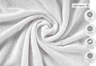 No. 6 - LANE LINEN Bath Sheets Set - 3