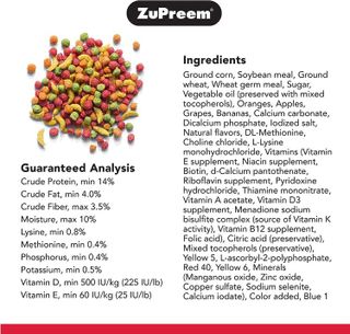 No. 9 - ZuPreem FruitBlend Flavor Pellets Bird Food for Medium Birds - 5