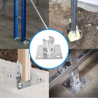 No. 4 - OhLectric Single Standard Strut Channel Post Base - 5