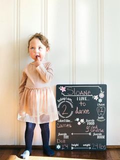 No. 2 - Pearhead Baby's Photo Sharing Chalkboard - 4
