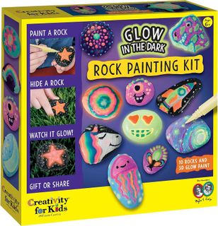 No. 7 - Creativity for Kids Glow in the Dark Rock Painting Kit - 1