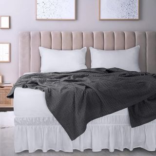 No. 9 - Utopia Bedding Queen Elastic Bed Ruffle - 4