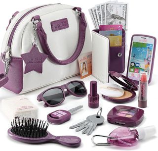 No. 5 - Little Girls Purse with Accessories and Pretend Makeup for Toddlers - 1