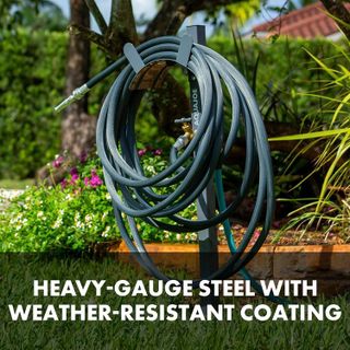 No. 1 - Aqua Joe Steel Garden Hose Stand - 2