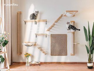 No. 3 - FUKUMARU Cat Hammock Wall Mounted - 5