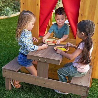 No. 9 - KidKraft Modern Outdoor Wooden Playhouse - 4