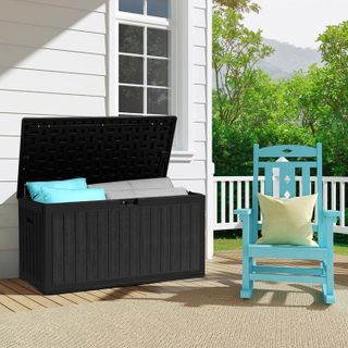 No. 5 - YITAHOME 90 Gallon Large Deck Box - 4