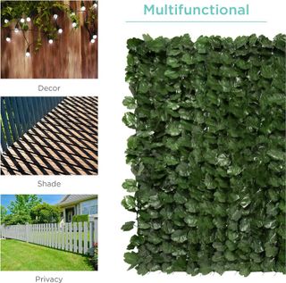 No. 7 - Best Choice Products Outdoor Garden Artificial Ivy Hedge Privacy Fence - 3