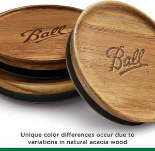 No. 6 - Ball Jar Wooden Storage Lids - 5