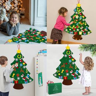 No. 1 - Jollylife Christmas Tree Felt Craft Kit - 2