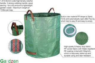 No. 10 - Gardzen 3-Pack 72 Gallons Garden Bag - 4