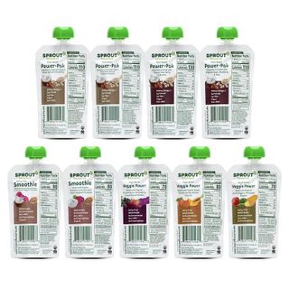 No. 3 - Sprout Organic Baby Food, Toddler Pouches, 9 Flavor Power Pak and Smoothie Sampler - 2