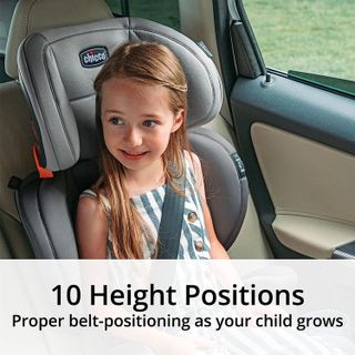 No. 6 - Chicco KidFit ClearTex Plus 2-in-1 Belt-Positioning Booster Car Seat - 2