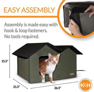No. 3 - K&H Pet Products Outdoor Heated Kitty House - 2